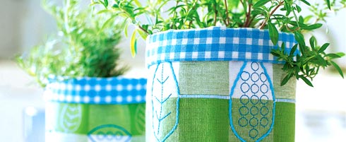Sew planter pots with Pfaff sewing machines Sew planter pots with Pfaff sewing machines