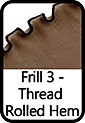 Frill 3-Thread Rolled Hem