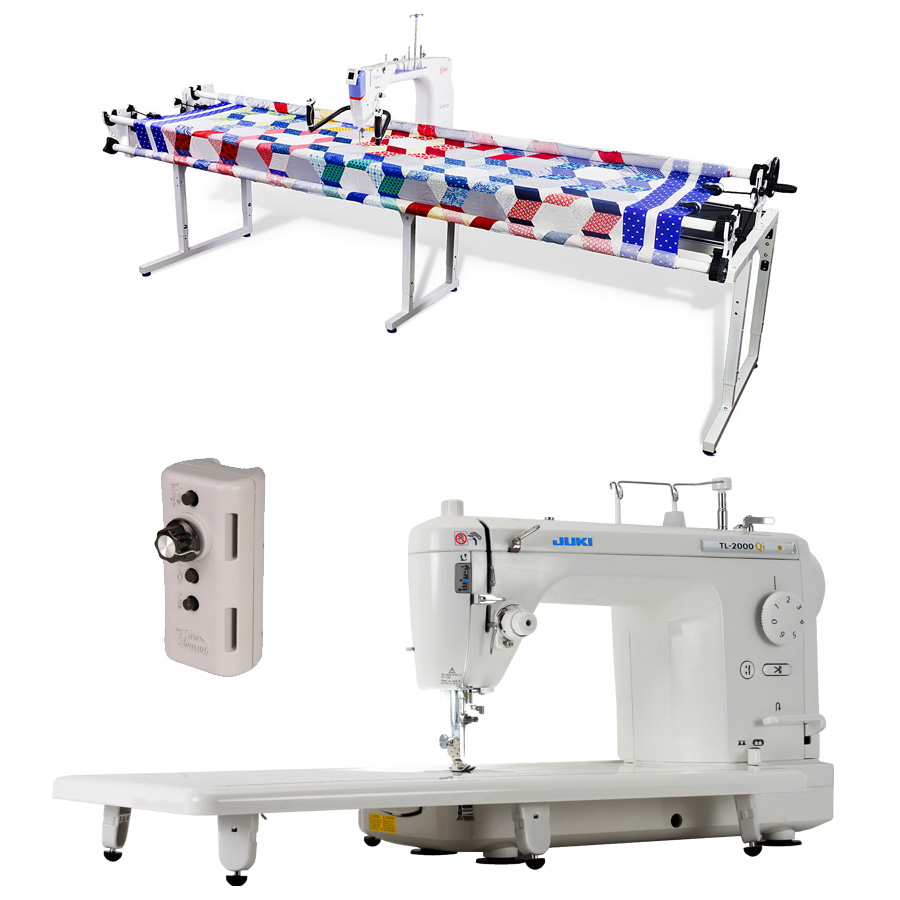 Juki TL-2000Qi 9” Long Arm Quilter w/Improved GQ 10' Frame
