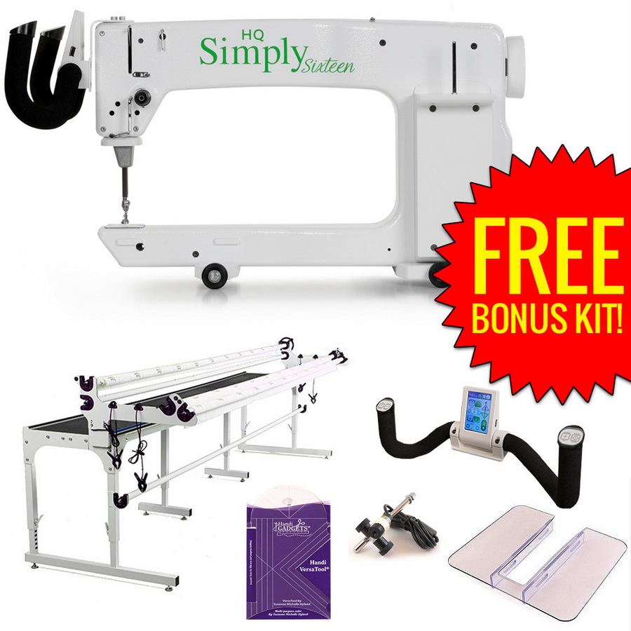Handi Quilter Simply Sixteen 16inch Long Arm with 10ft frame or Free