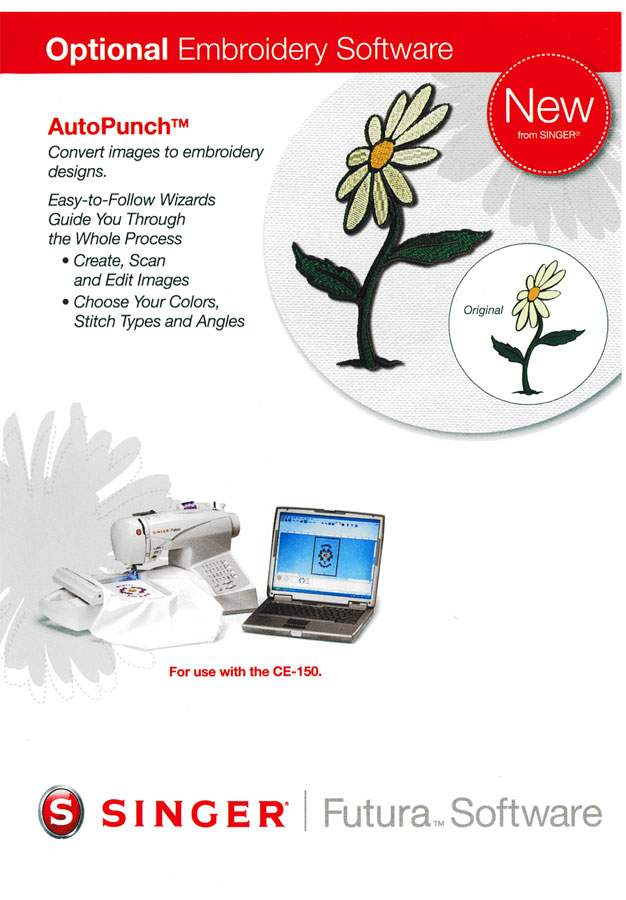 Singer SES1000 FS Computerized AllInOne Sewing, Embroidery, and