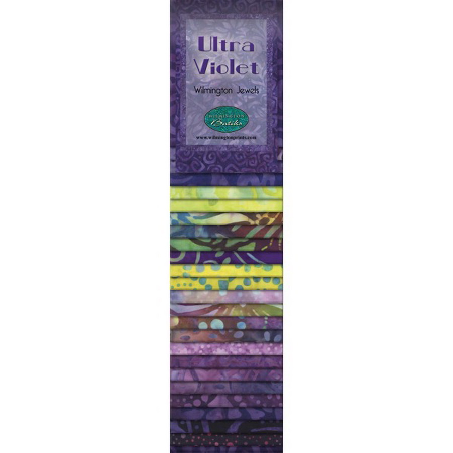 Wilmington Prints Ultra Violet 25 pack - 2.5 inch x 44 inch Strips