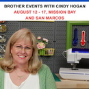 Brother Event with Cindy Hogan August 12 - 17 10AM - 5PM