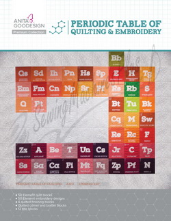 Anita Goodesign PRE07 Premium Collection Periodic Table of Quilting and Embroidery