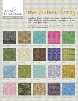 Anita Goodesign Free Motion Frenzy Premium Plus Collection (PRPL02)