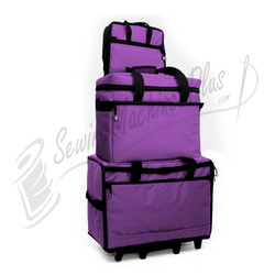 Bluefig TB23 Wheeled Travel Bag 23 inch Combo - Purple
