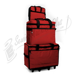 Bluefig TB23 Wheeled Travel Bag 23 inch Combo - Red