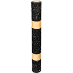 Brother ScanNCut Rolled Cork Fabric, Color Variety, Black/Gold Pattern CACORKBK