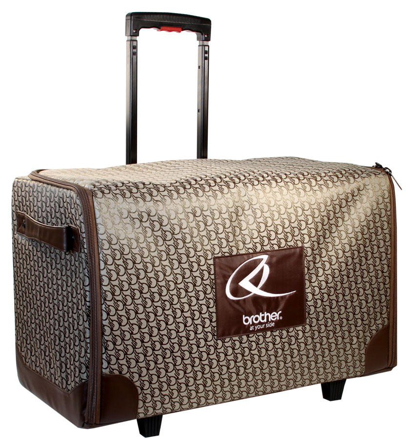 Brother 2 Piece Luggage Set & Dust Cover SAQB Fits Most Large Machines