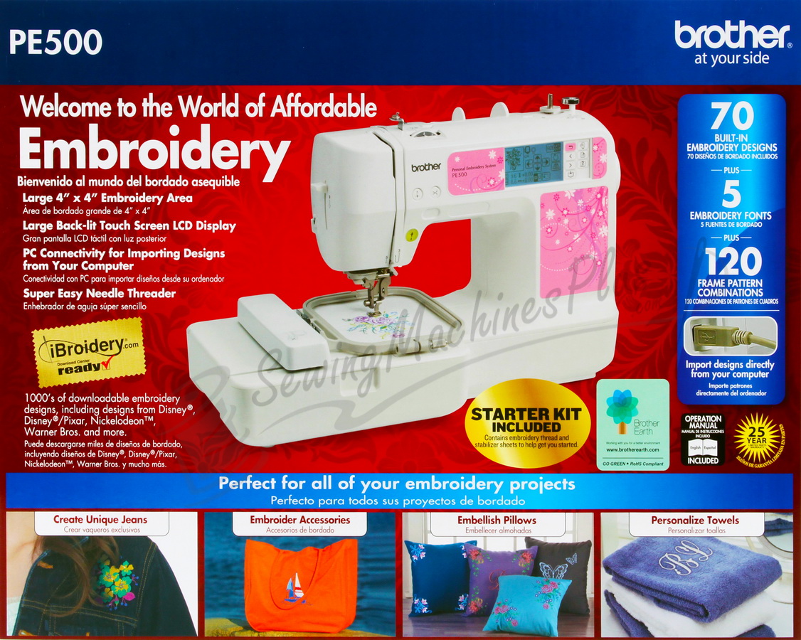 Brother PE500 Embroidery Machine