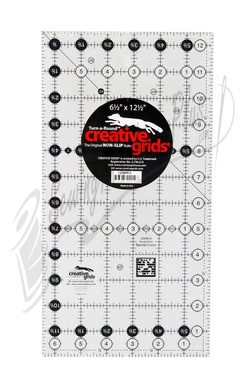 CGR Creative Grids Non-Slip Ruler 6.5 inch x 12.5 inch  (CGR612)