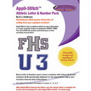 Appli-stitch Athletic Letter & Number Pack