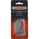 Janome Straight Stitch Foot w/ Needle Plate 767405018 for 1600P series