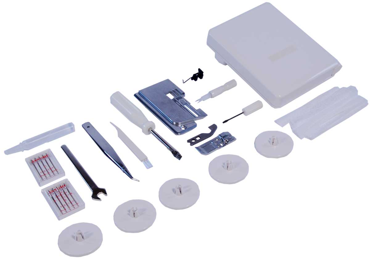 Janome Compulock 888 Five Thread Serger w/ 21 Stitches, Visual Touch