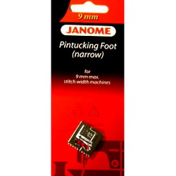 Janome 9mm Narrow Pintucking Foot
