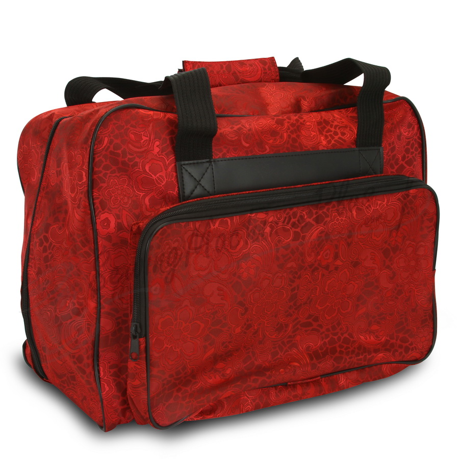 Janome Sewing Machine Tote Red Fabric