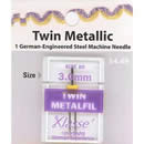 Klasse Twin Metallic Needles Size 80 - 3.0mm - Buy 2 Get 1 FREE