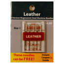 Klasse Leather Needles Size 110/18 - Buy 2 Get 1 FREE