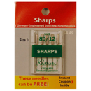 Klasse Sharps Threading Needles 80/12 - Buy 2 Get 1 FREE