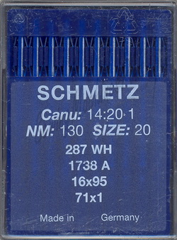 Schmetz S16X95-20 Needle 125/20-10pk.