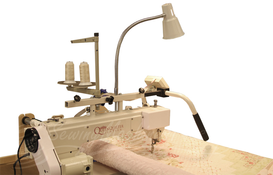 Long Arm Quilting Machine with Stitch Regulator & Wooden Frame