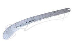 Lance Ruler 24 Inch Metal French Curve L-FC-024