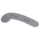 Lance Ruler 12 inch Metal French Curve
