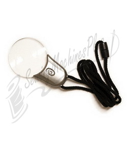 Mighty Bright 2 inch Pendant LED Magnifier - Silver
