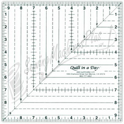 Quilt in a Day Square Up Ruler 9.5 inch