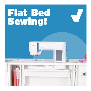 Flat bed sewing