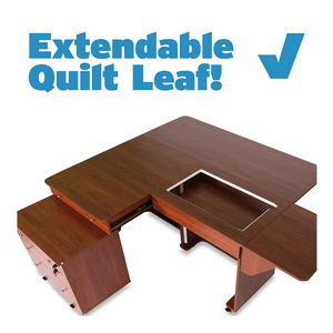 Extendable quilt leaf