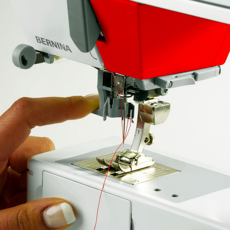 Bernina 215 Simply Red Sewing Machine (Red Buttons)