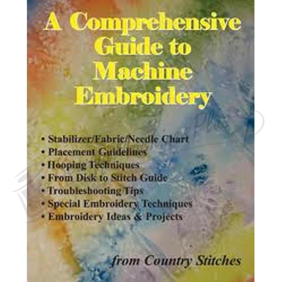 Stabilizer Chart For Machine Embroidery