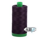 Aurifil Cotton Mako Thread 40wt 1000m Box of 6 AUBERGINE