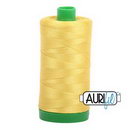 Aurifil Cotton Mako Thread 40wt 1000m 6ct GOLD YELLOW