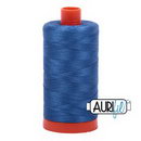 Aurifil Cotton Mako Thread 50wt 1300m Box of 6 DELFT BLUE