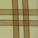 Pumpkin Striped Cream Background Tea Towel