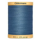 Gutermann Cotton 50 800m 876yd Solid - Indigo Blue (Box of 3)
