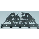 God Bless Our Veterans 22 in Charcoal
