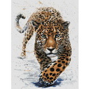 Leopard Watercolor DiamondArt Kit