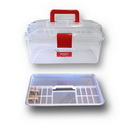 Clear Plastic Sewing Box Small