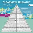 Clearview Triangle 12in 60 Degree Ruler