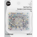 Ball Point Pins 1-1/16in 240ct BOX06