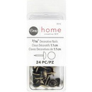 Decorative Nails Smooth Brass