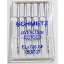 Schmetz ELX Chrome Finish sz80 5/Pack
