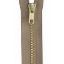 Separating  Zipper 18in Brass, Dogwood BOX02