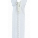 Separating Sport Zipper-30in Polyester, White BOX02
