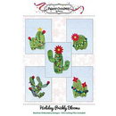 Fabric Confetti Holiday Prickly Blooms Pattern