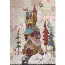 Laura Heine Gingerbread House Collage Pattern