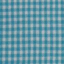 Dunroven House Tea Towel Mini Check Turquoise/White 6/pkg (Box of 6)